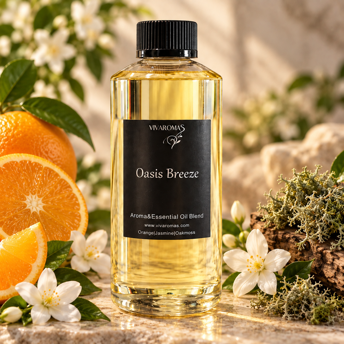 Aroma Oasis Breeze -| Orange, Jasmine & Oakmoss Aroma Oil